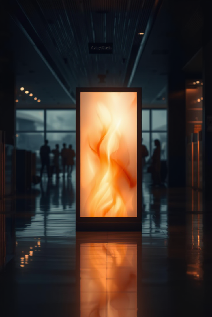 Backlit lightbox display by Interstate Graphics